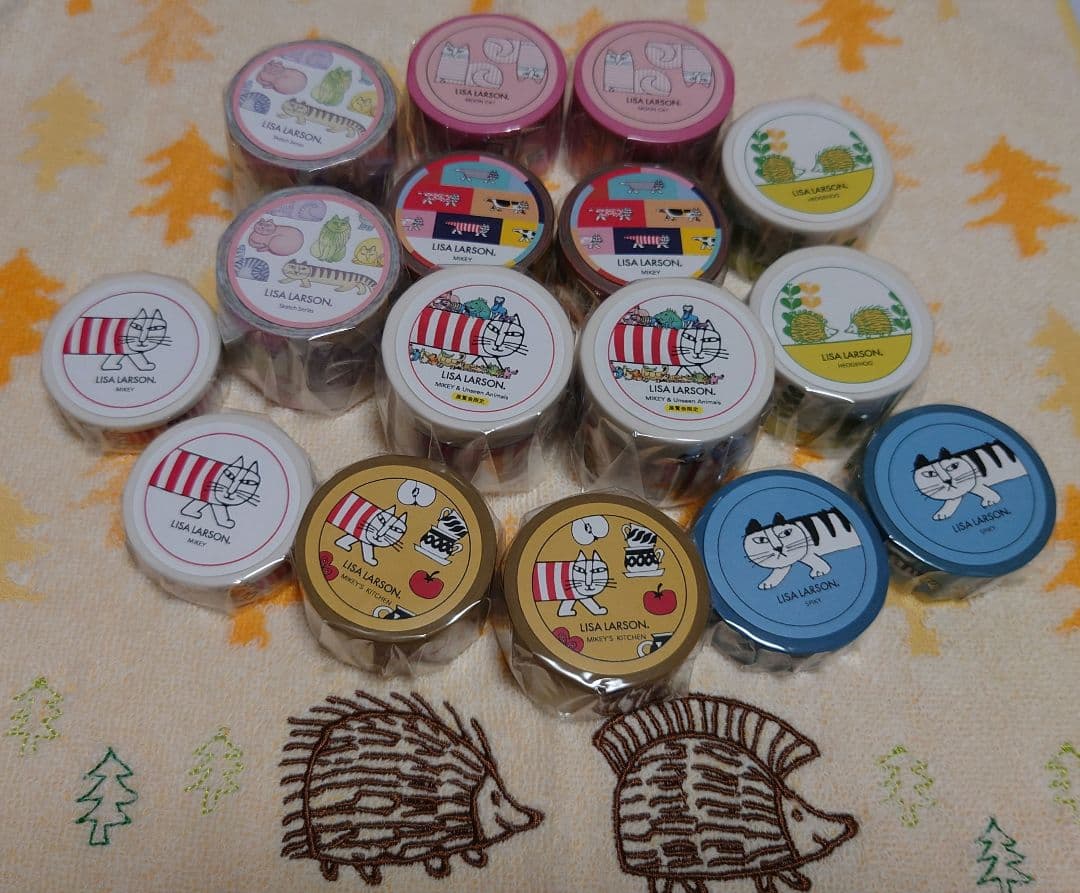 リサラーソン♪マスキングテープ 太幅広 展覧会限定含 レア まとめ売り