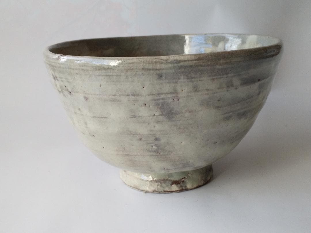 延寿窯 佐藤友宣 作 古萩 茶碗 坂部萬古 茶道具 茶器 抹茶碗 新品 未使用