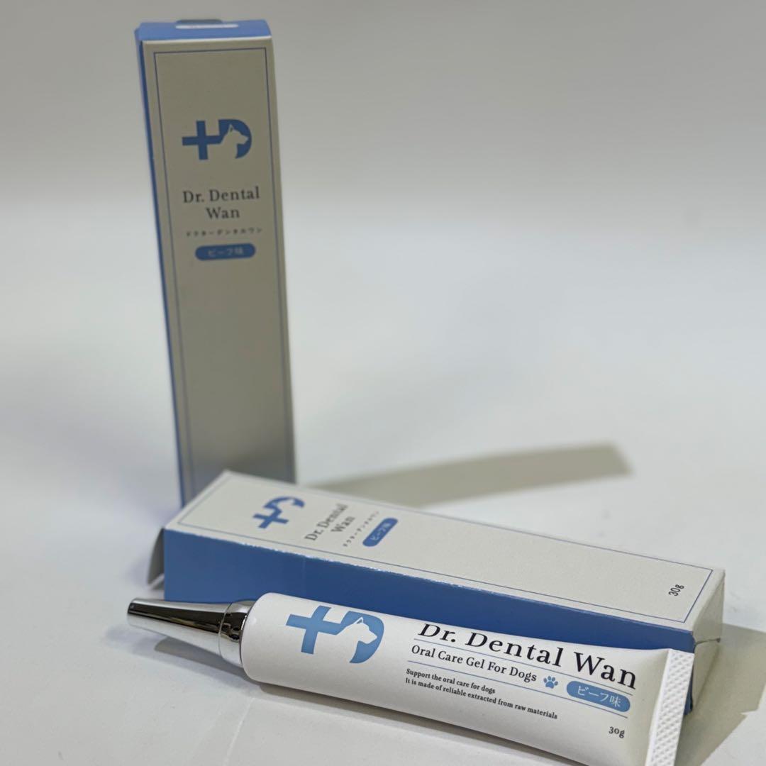 Dr. Dental Wan 犬用歯磨きジェル 30g 2本セット