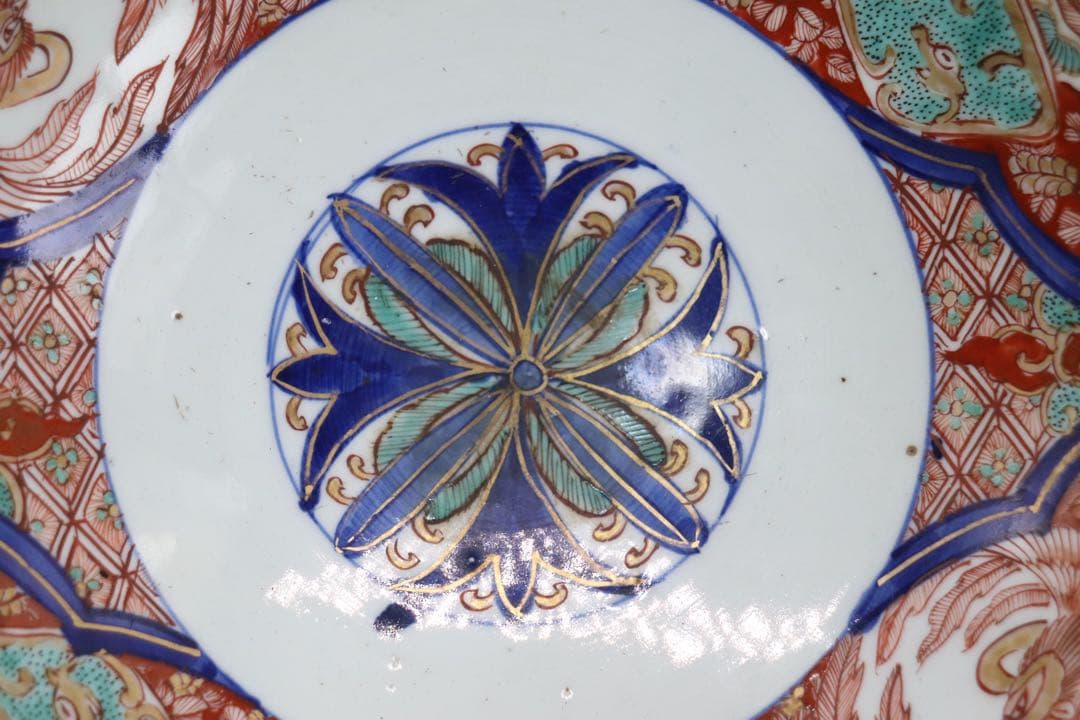 江戸　伊万里色絵　大鉢　アンティーク　送料込み250305