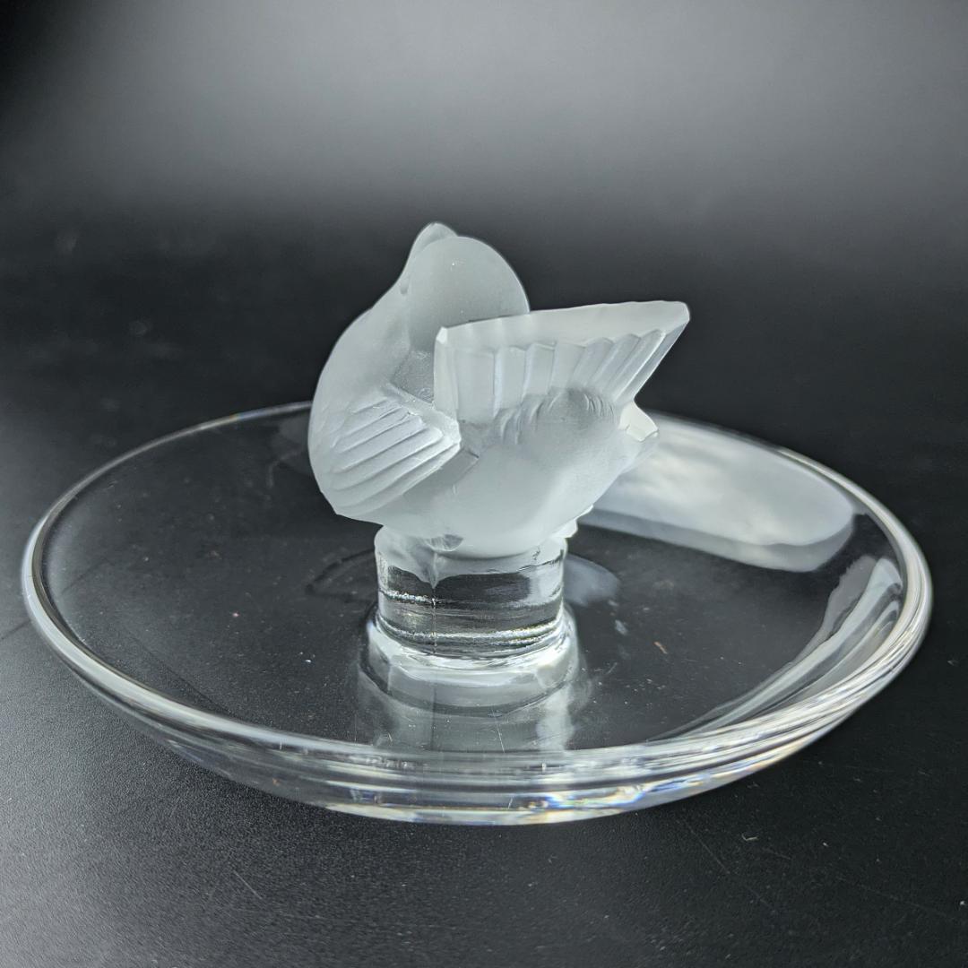 かわいいラリック★雀 ピントレー ディッシュ フランス輸入 アールデコ