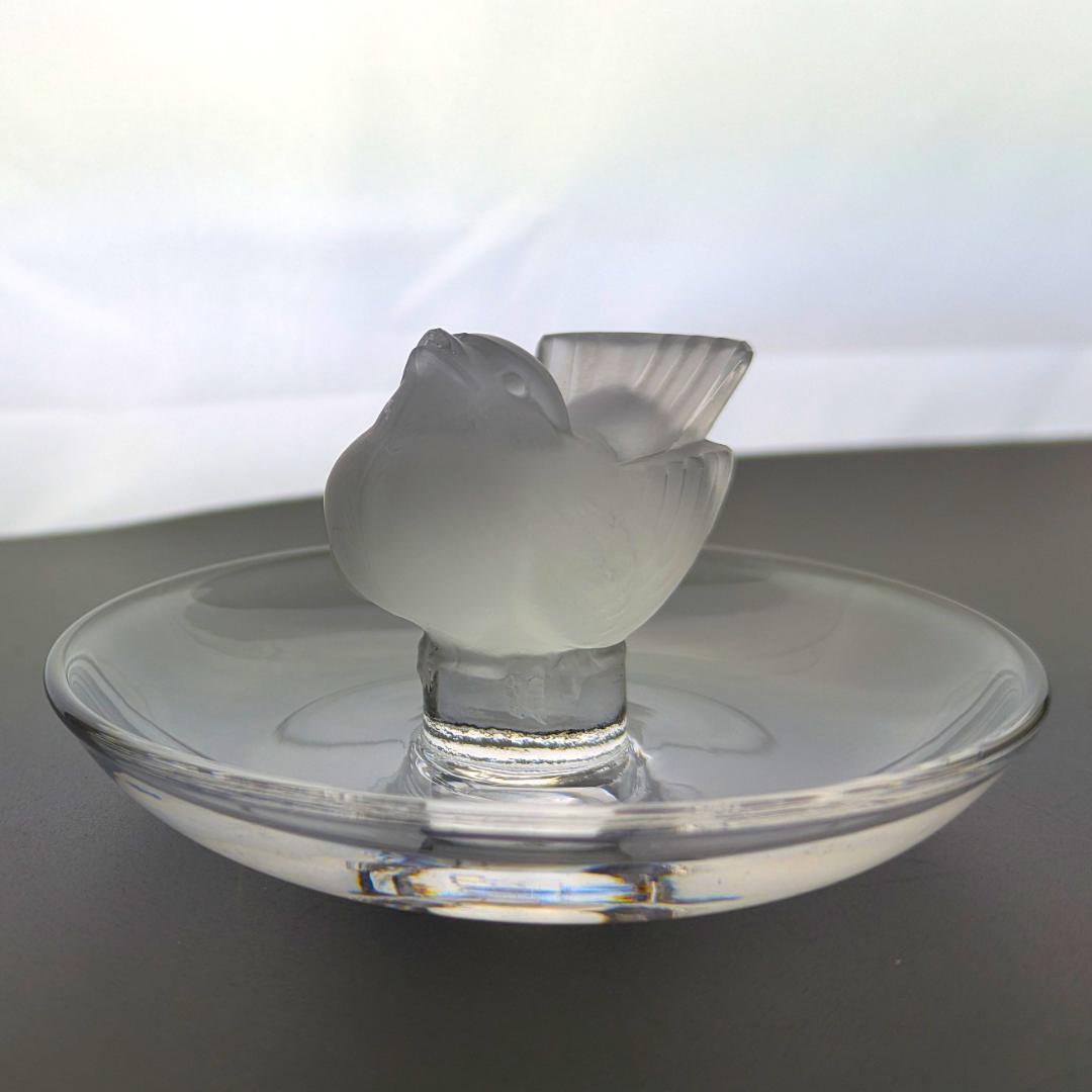 かわいいラリック★雀 ピントレー ディッシュ フランス輸入 アールデコ