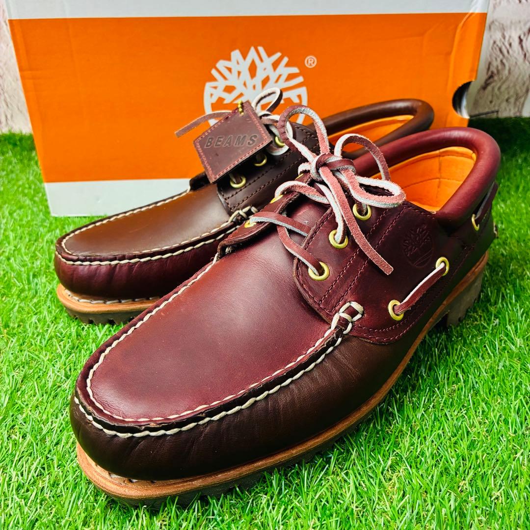 【箱付き・着用1回】ティンバーランド ビームス 3eye 本革 厚底 27