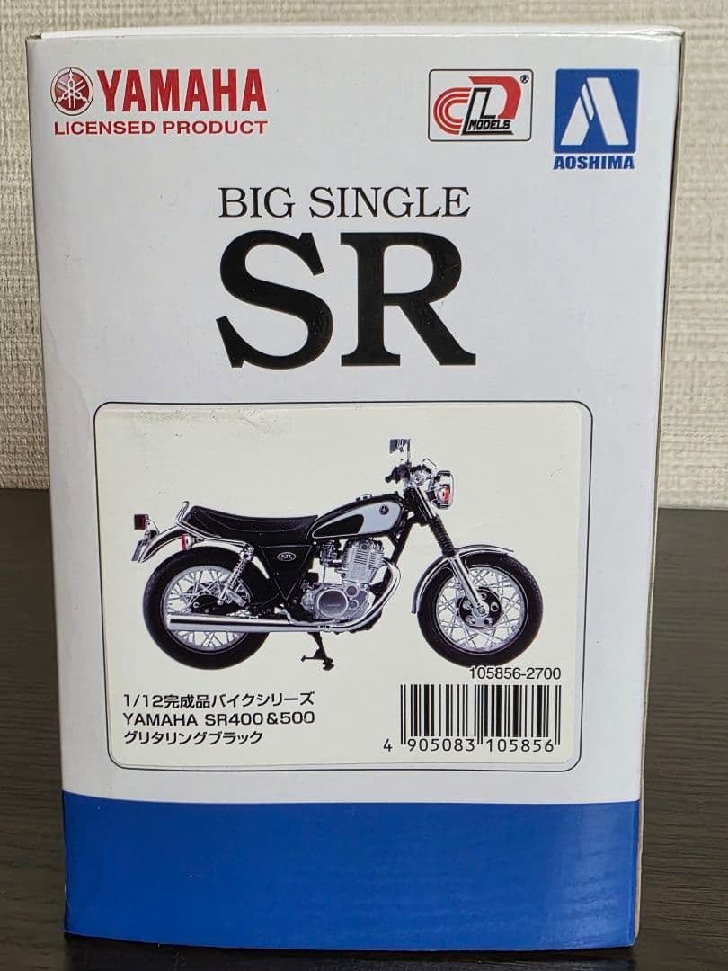 YAMAHA SR400&500 1/12スケール ダイキャストモーターサイクル