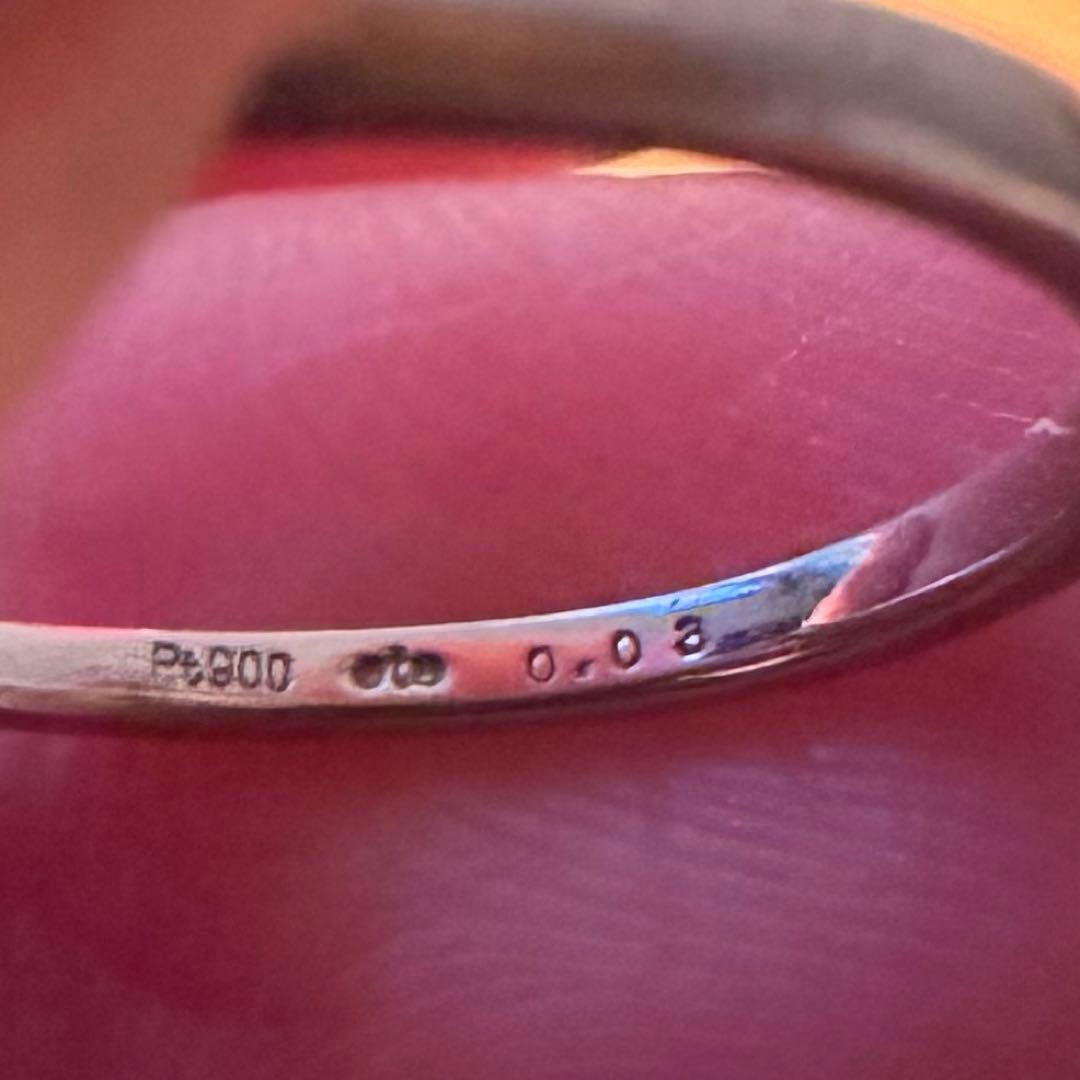 値下げ！ete pt900 ダイヤモンドリング