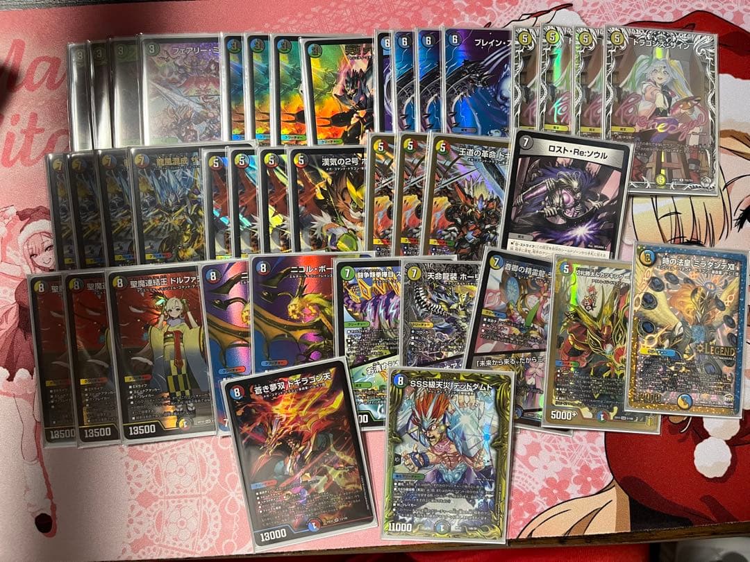 デュエルマスターズ　デッキセット　リースボルシャック　黒緑アビス　5cバロムなど