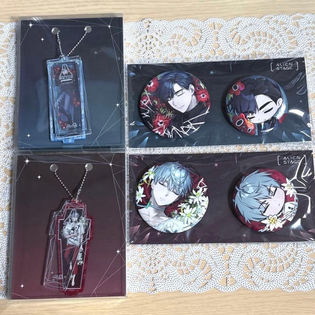 ALIEN STAGE エイリアンステージ　缶バッジ　アクリルスタンド