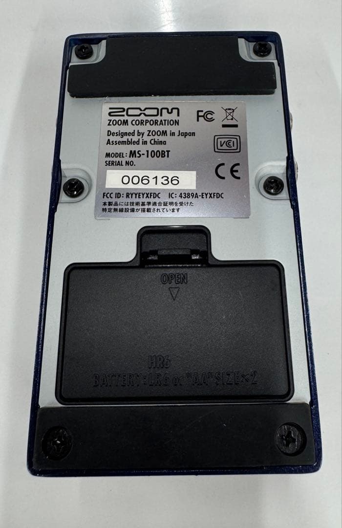 【連休値下】ZOOM MS-100BT Bluetoothギターエフェクター箱付