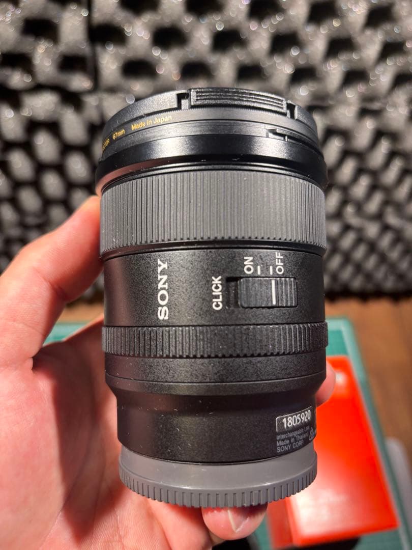 美品おまけ付FE 20mm F1.8 G SEL20F18G+可変ND