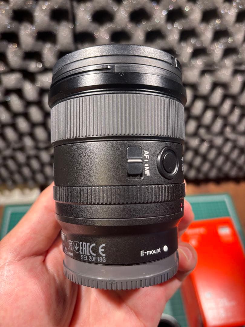 美品おまけ付FE 20mm F1.8 G SEL20F18G+可変ND
