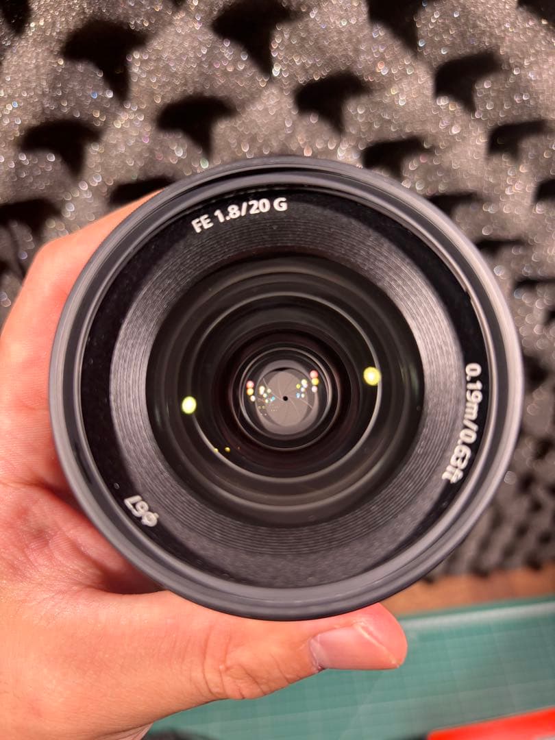 美品おまけ付FE 20mm F1.8 G SEL20F18G+可変ND