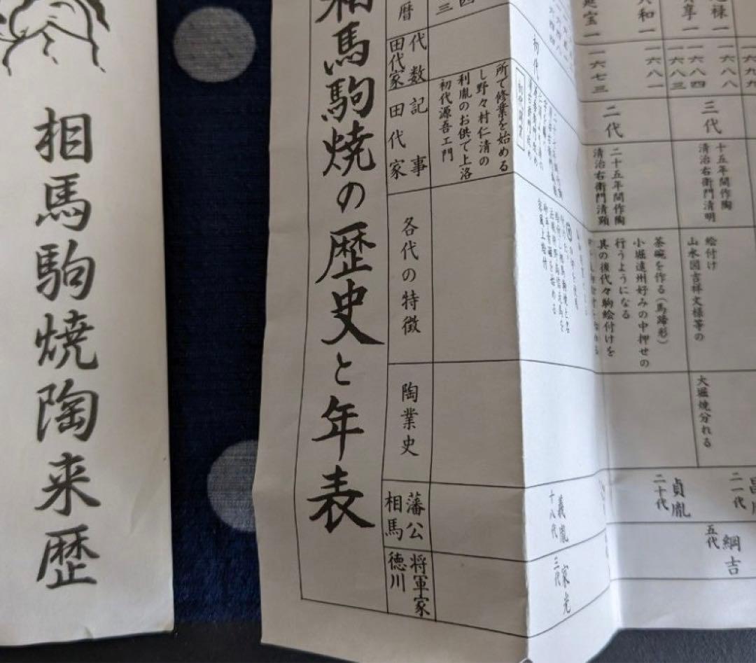 相馬駒焼 田代法橋 花瓶 十四世　田代清治右衛門