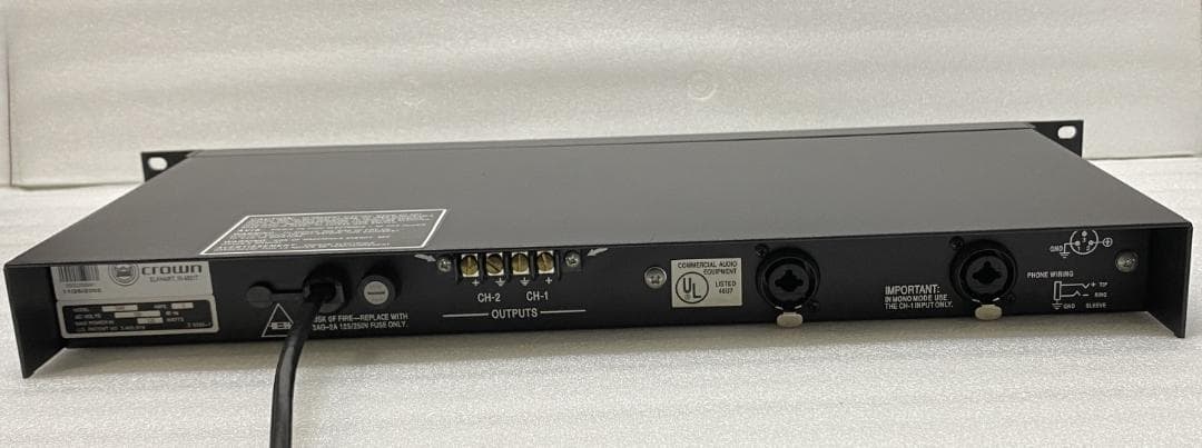 クラウン CROWN D-45 ステレオパワーアンプ 動作OK・美品