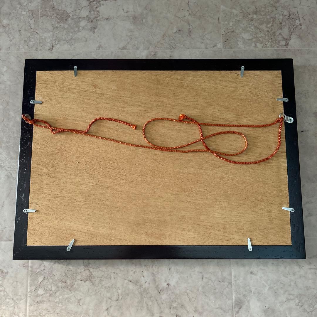 有田焼 円左エ門窯 浮世絵陶板 東海道五十三次 日本橋　広重額装 30×41.5