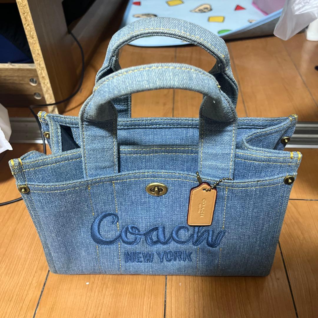 Coach デニムショルダーバッグ