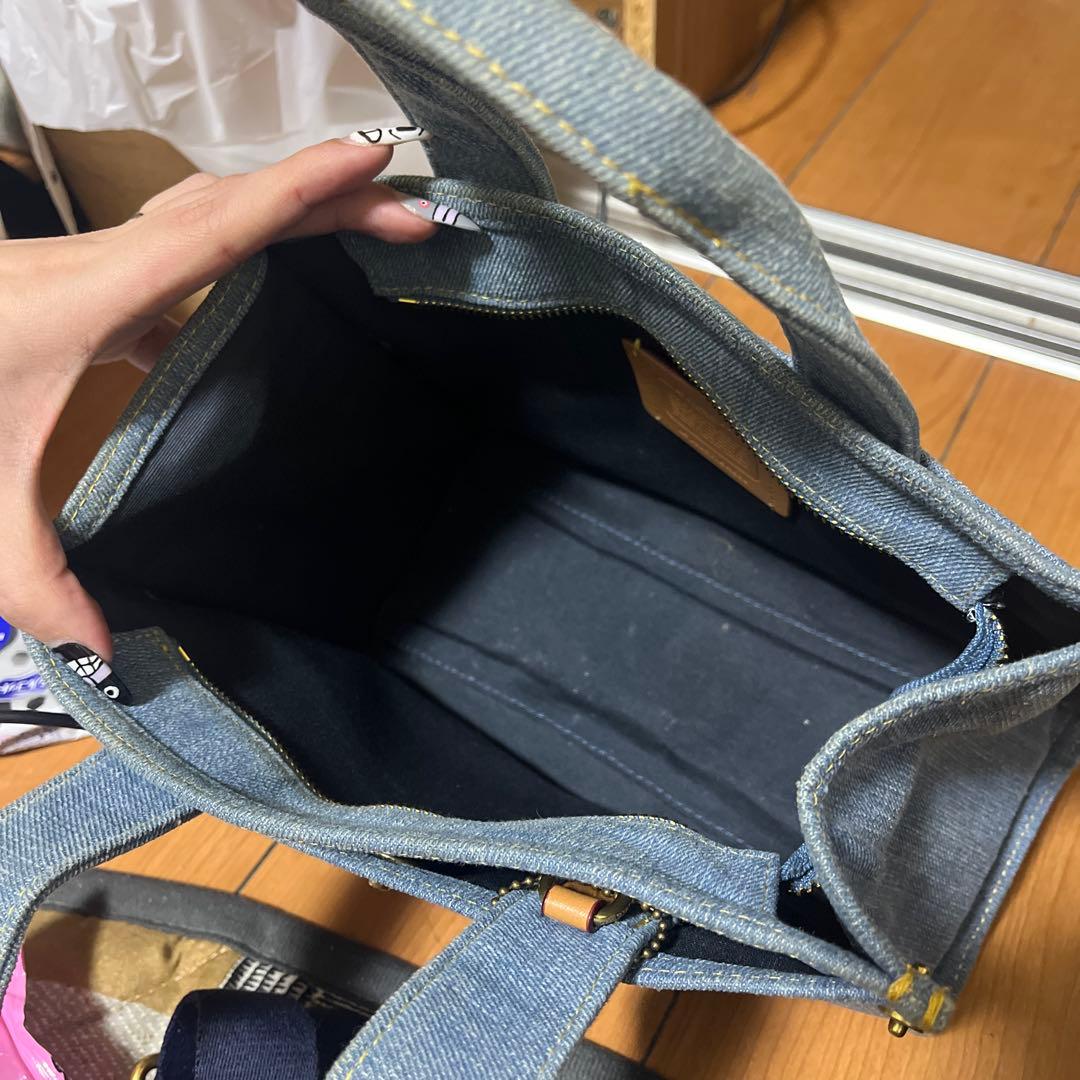 Coach デニムショルダーバッグ