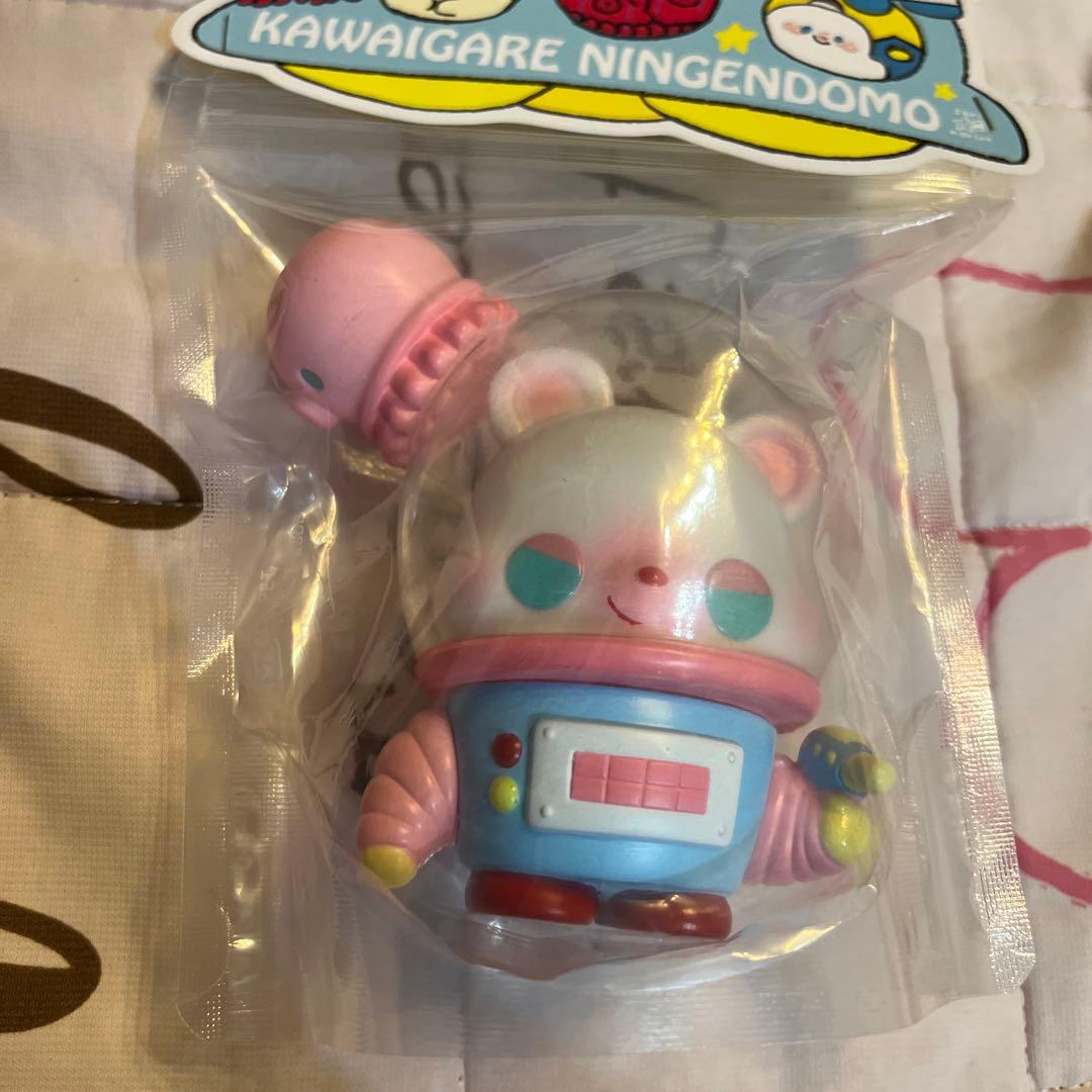 p*a様 せりのりか カワイガレニンゲンドモ しろくま ソフビ