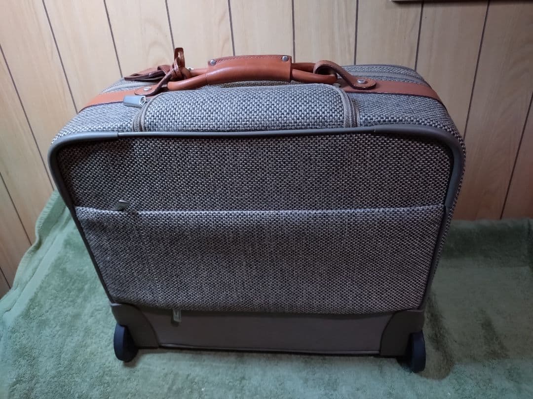 hartmann ハートマン　レザースーツケース　キャリーケース　ブラウン系