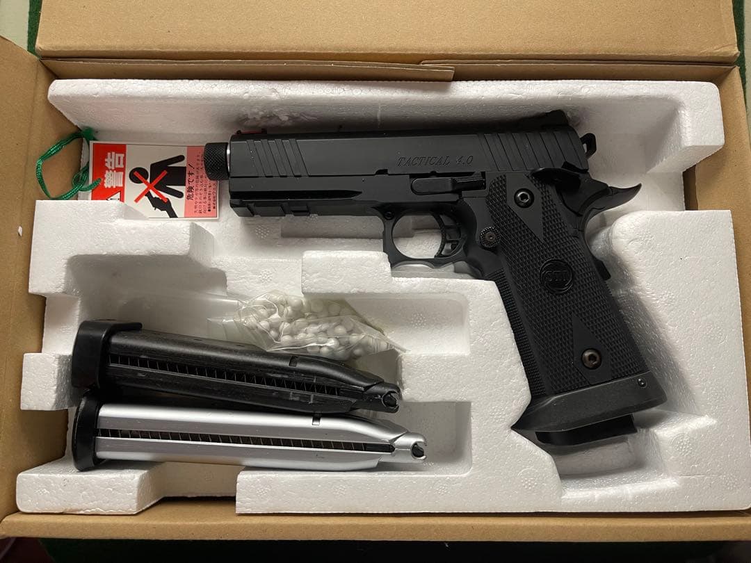 WA STI タクティカル4.0 カスタムver. 激レア‼️マガジン２個付き‼️