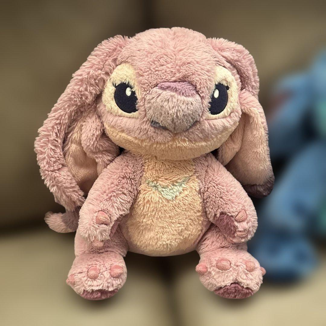 希少　ディズニー　スティッチ　エンジェル　ふわふわぬいぐるみ　2個セット