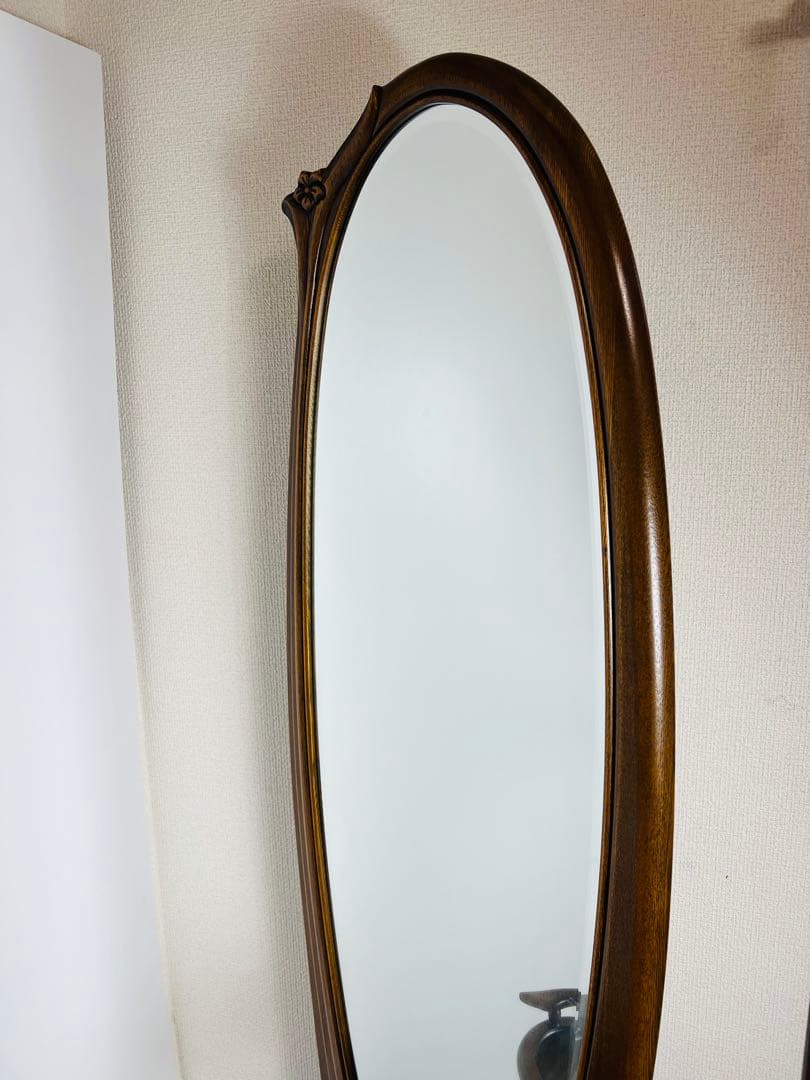 良品 幅60 松永工房 姿見　スタンディングミラー 自立ミラー おしゃれ