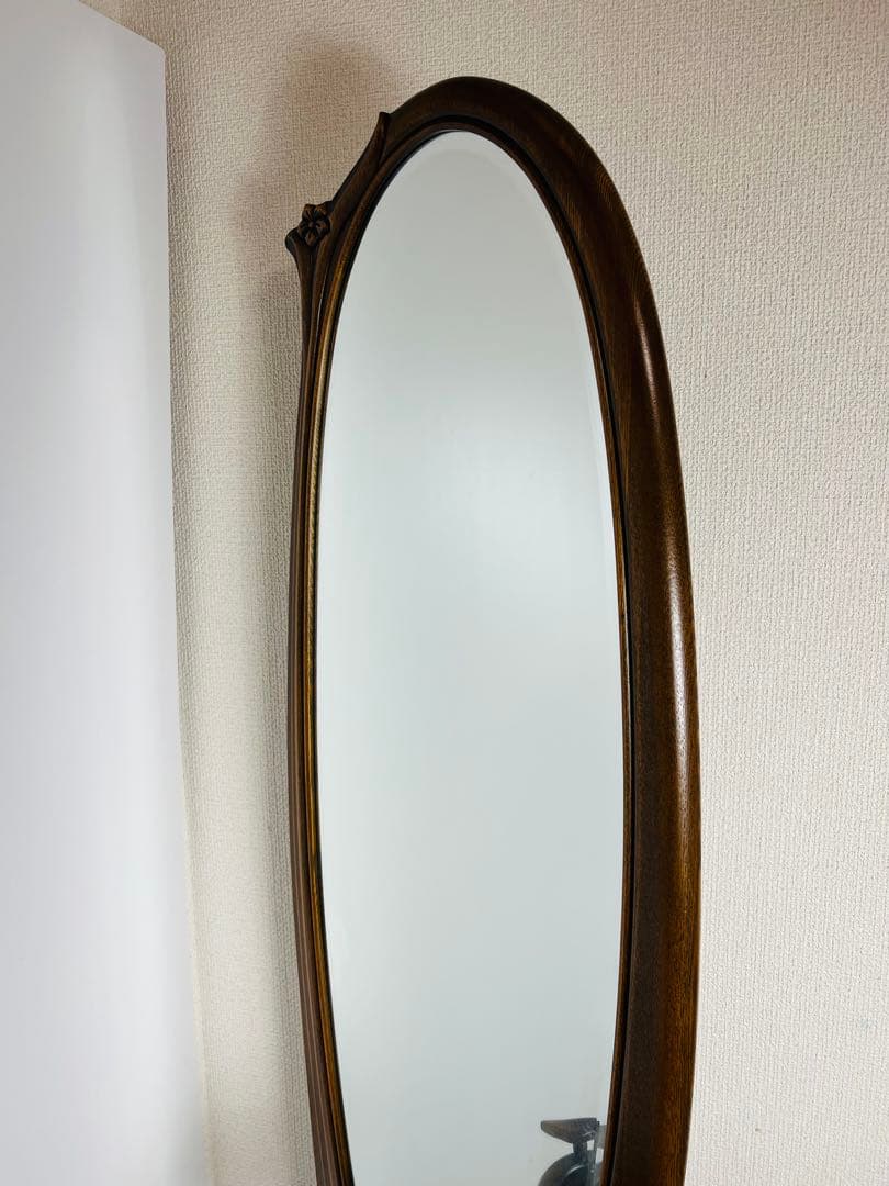 良品 幅60 松永工房 姿見　スタンディングミラー 自立ミラー おしゃれ