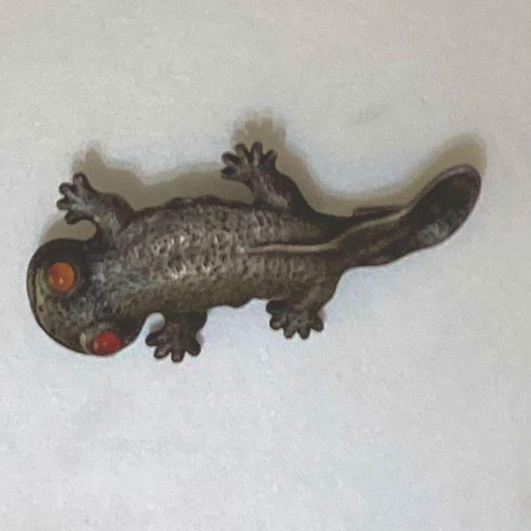 【東京展up!】長井一馬　「小さなオオサンショウウオ」ブローチ