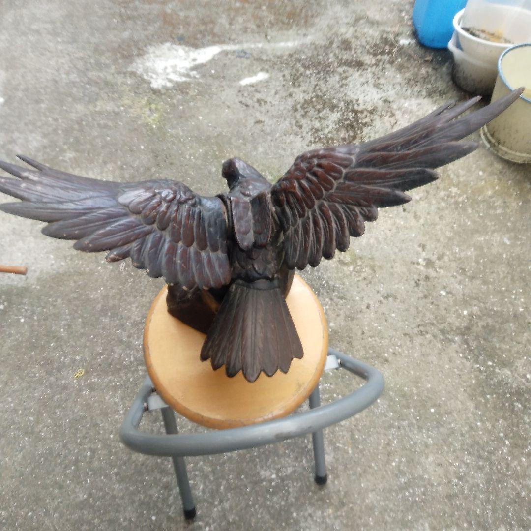 ブロンズ 鷲の彫刻 約30cm アートオブジェ