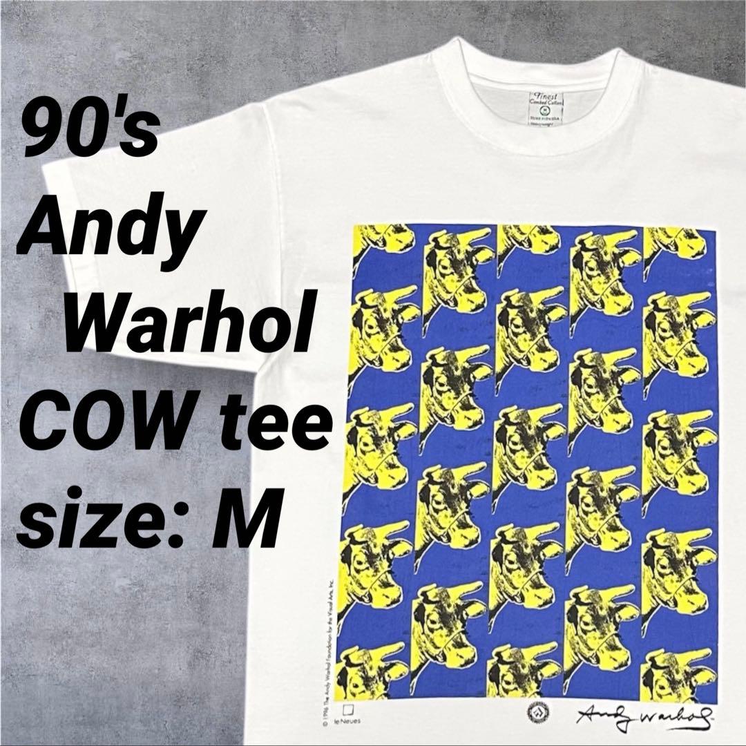 90s Andy Warhol アンディウォーホル COW 牛 アート Tシャツ