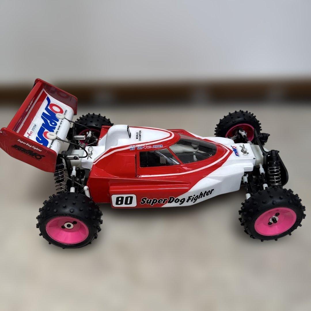 ヨコモ スーパードッグファイター YZ-870Cシャーシとオプションタイヤ2種
