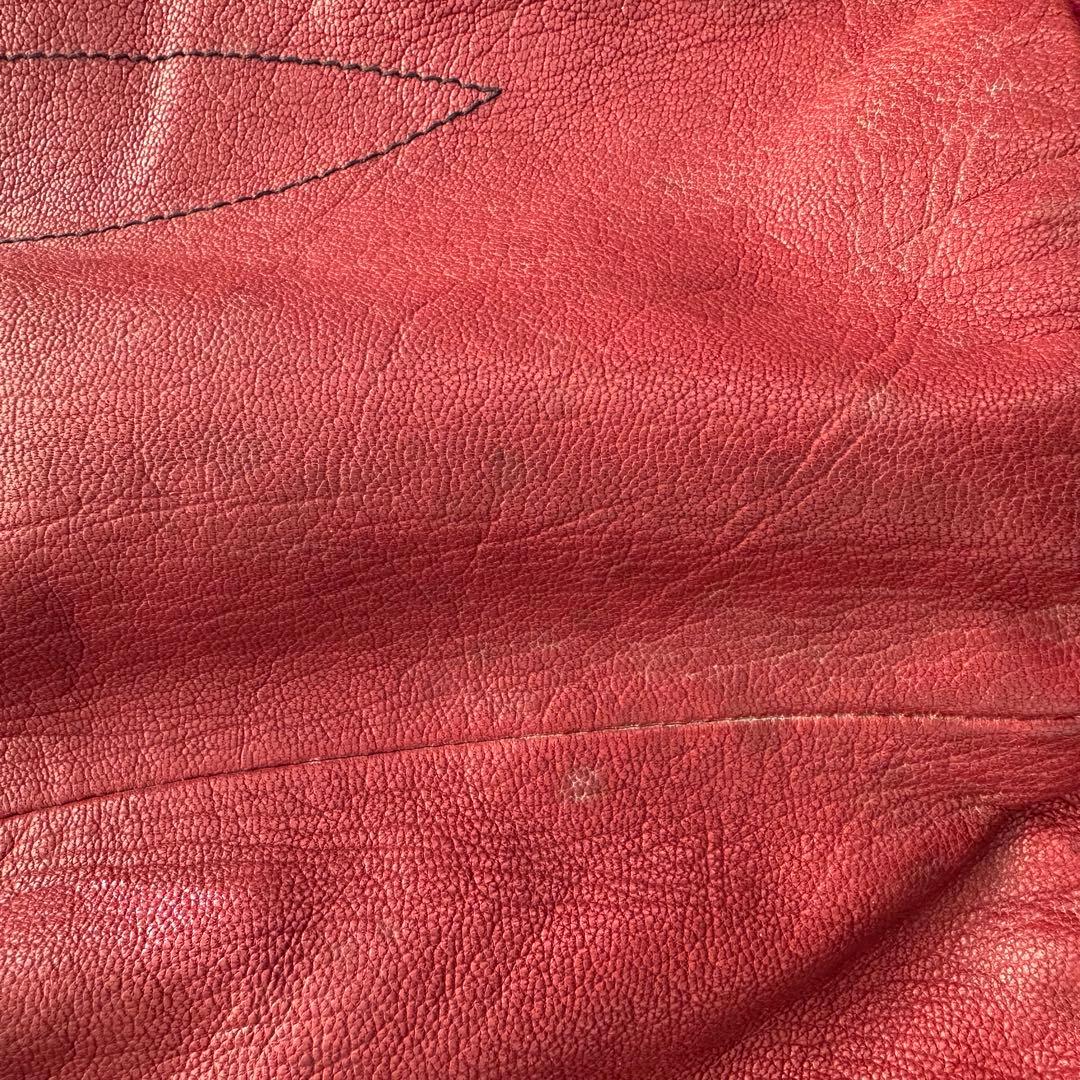 エンポリオアルマーニ　EMPOLIO ARMANI ライダースジャケット　本革