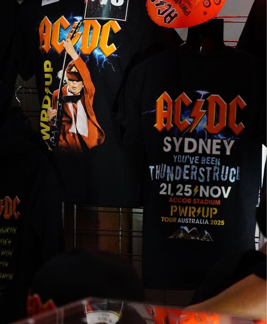 ACDC ツアー限定Tシャツ
