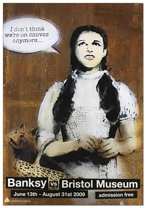 額装品/banksy bristol Dorothy 2009/バンクシー