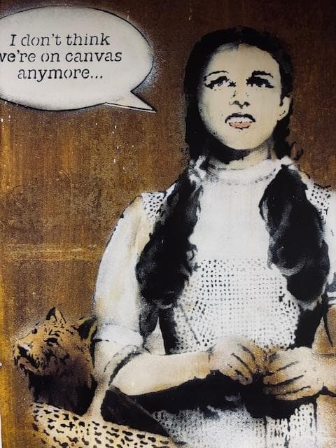 額装品/banksy bristol Dorothy 2009/バンクシー