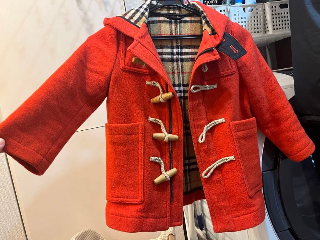 美品　バーバリー　子供コート　110cm 4Y