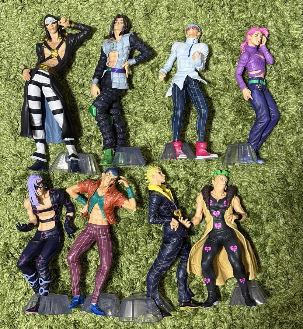 一番くじ　ジョジョ　暗殺チーム　フィギュア　8体セット