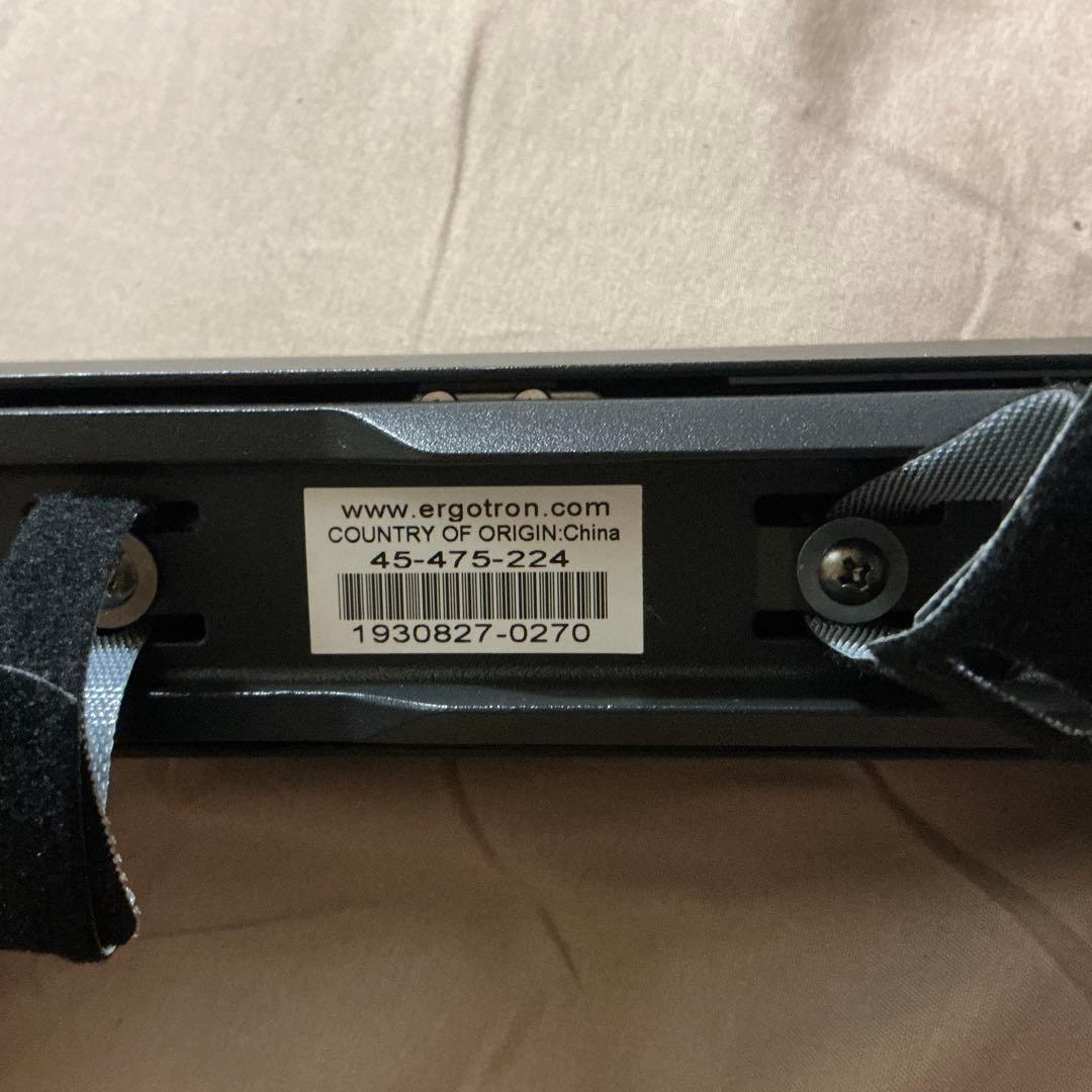 ERGOTRON エルゴトロン HX デスクモニターアーム マットブラック