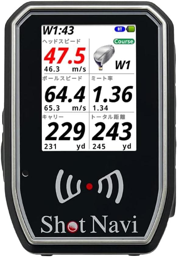 ショットナビ SHOTLYZER ポータブル スイング スピードモニター 計測器