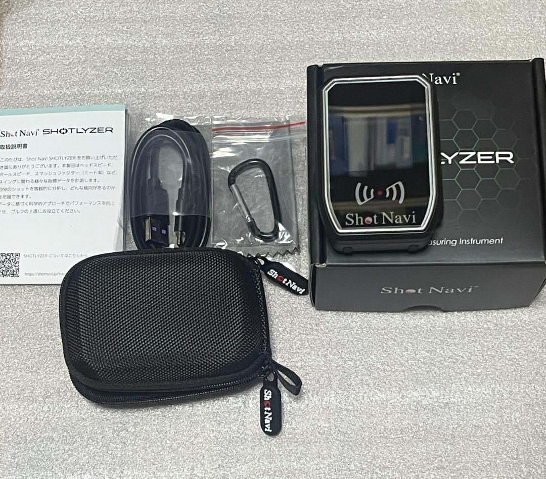 ショットナビ SHOTLYZER ポータブル スイング スピードモニター 計測器