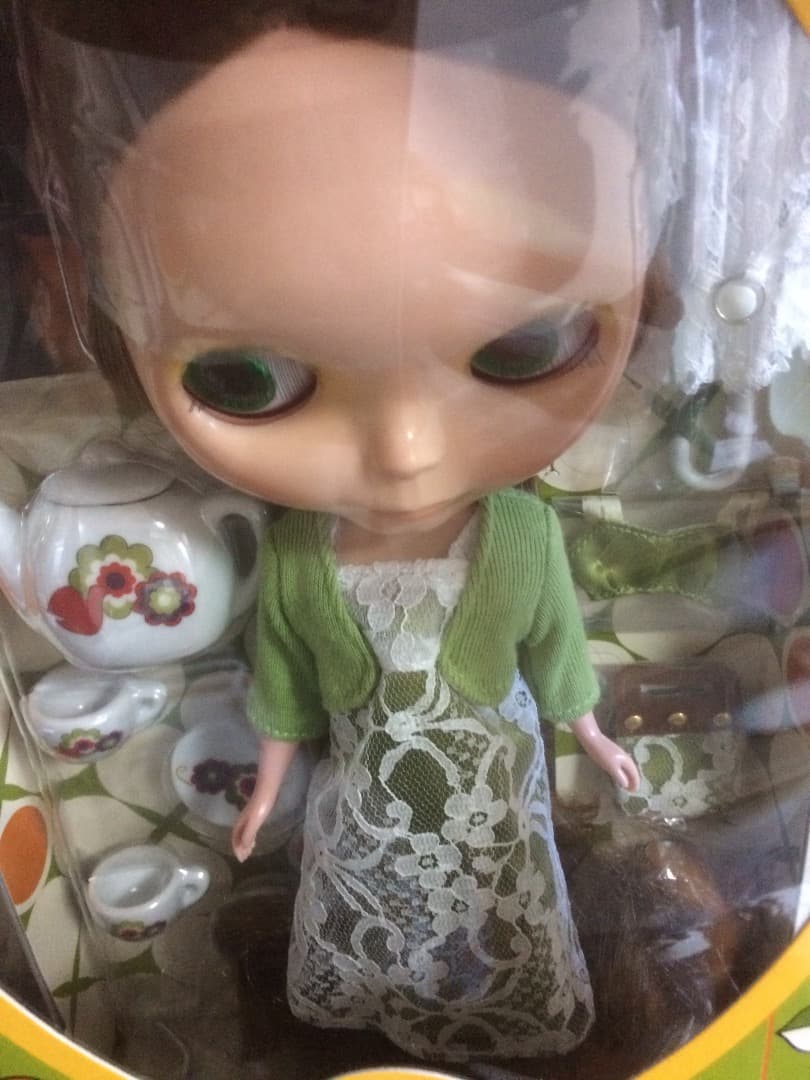 レア未開封　箱有り　昭和　初期ブライス ティーフォートゥー　日傘　ティーセット