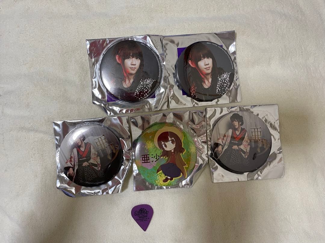 和楽器バンド 亜沙さん 缶バッジセット おまけピック 48点セット