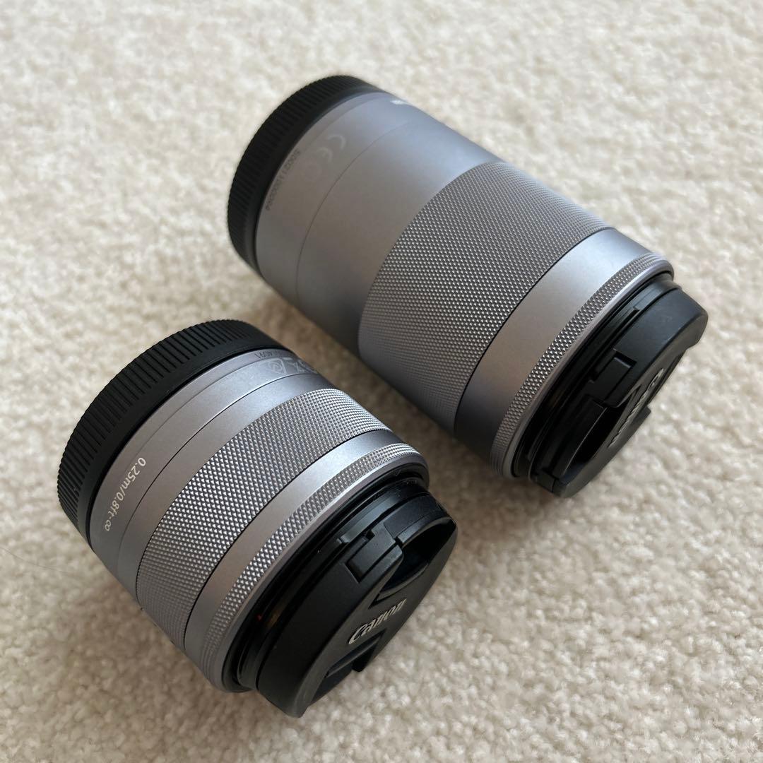 Canon EOS M10 ミラーレスカメラ グレー　ダブルズームキット