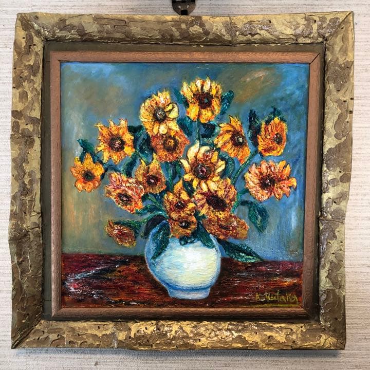 油絵＊ひまわり