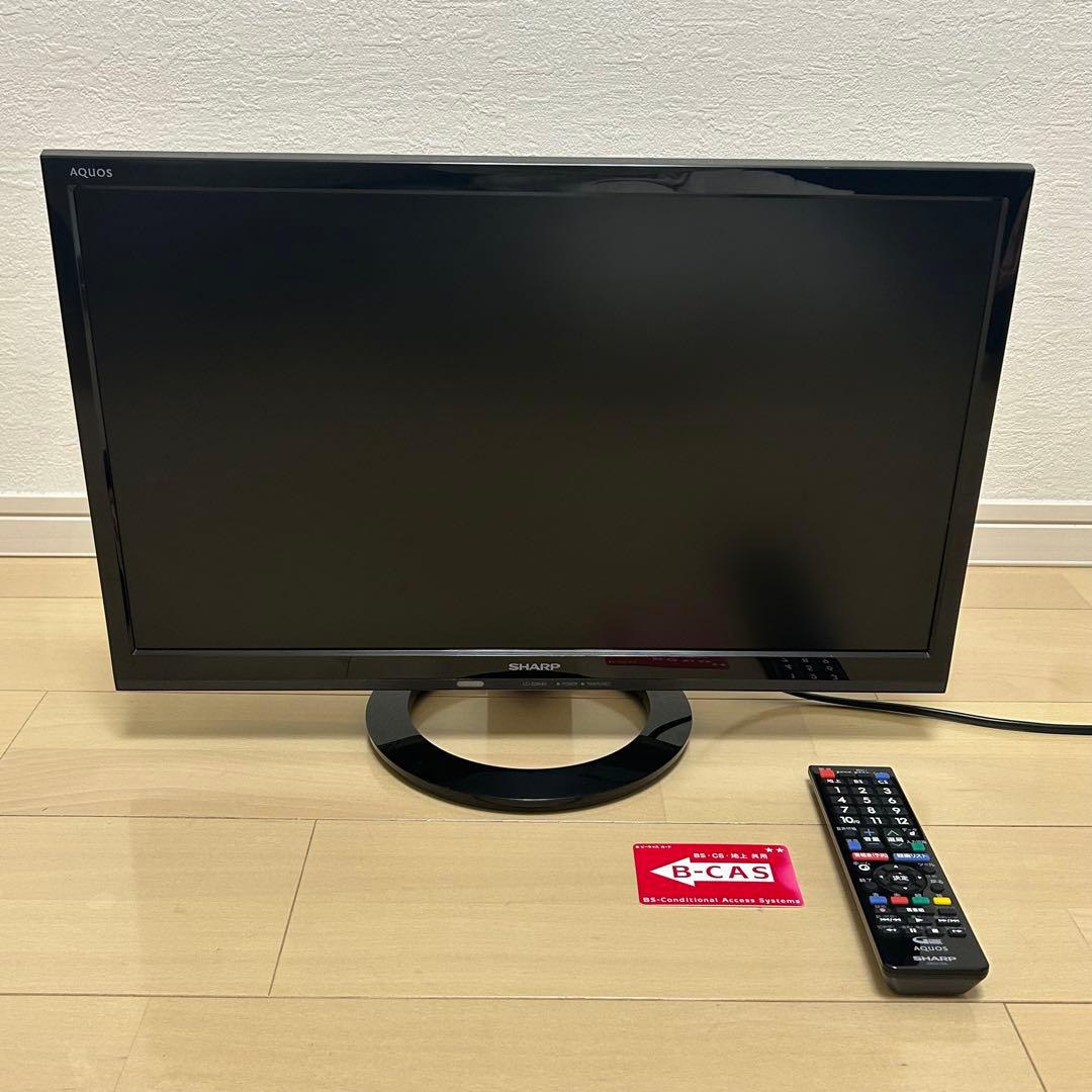 SHARP AQUOS 液晶テレビ リモコン付き