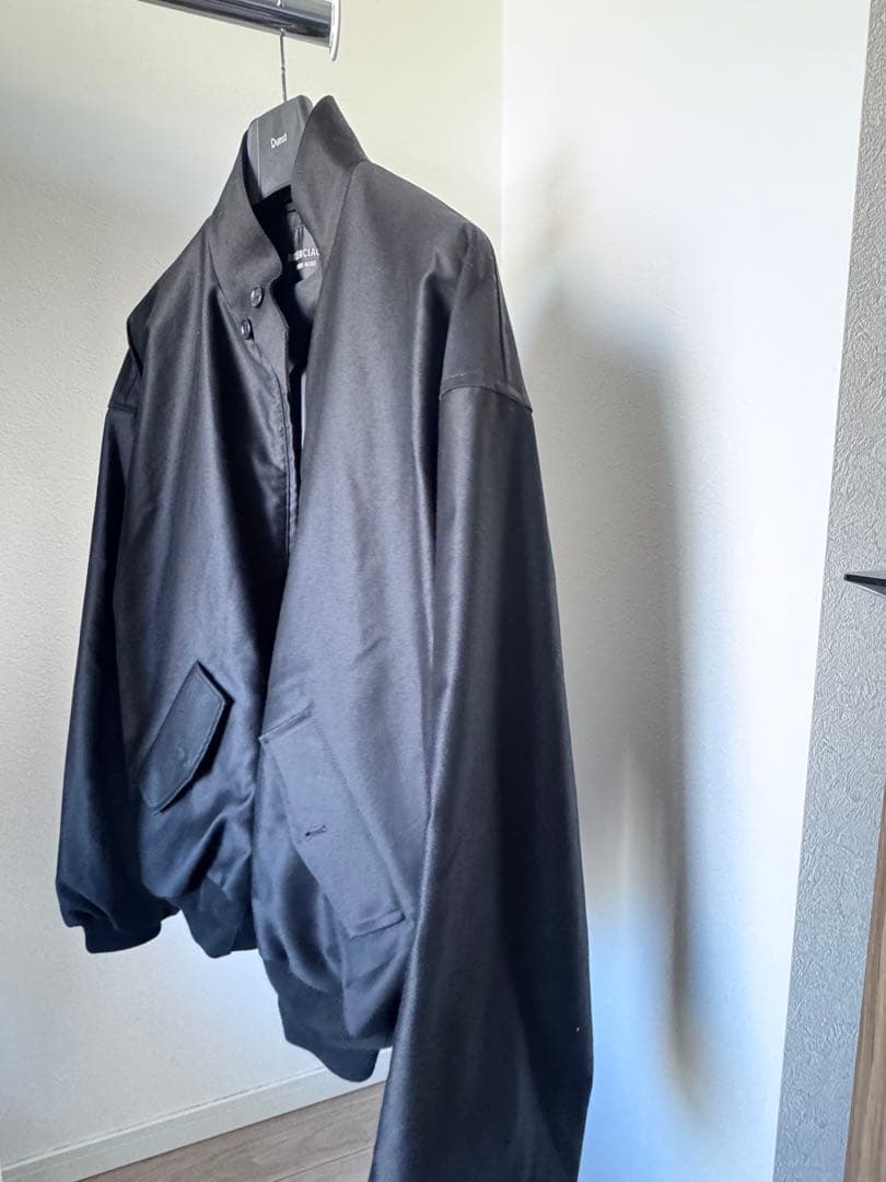 balenciaga 黒 シングルライダースジャケット