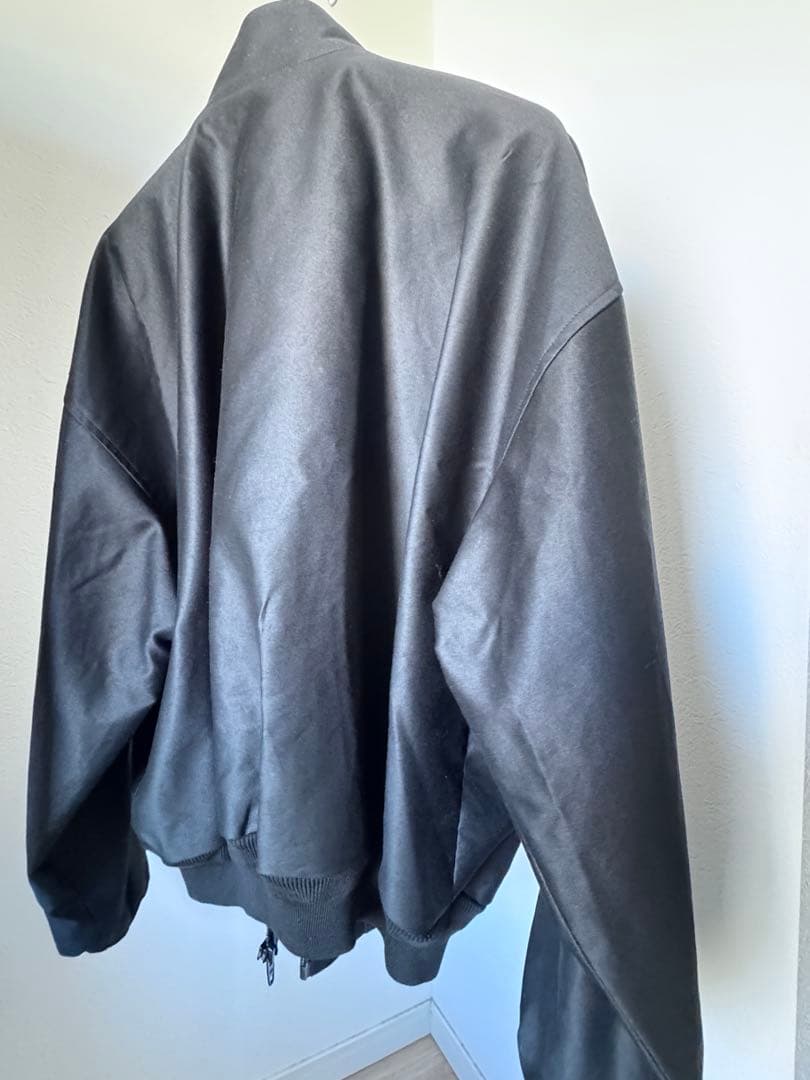 balenciaga 黒 シングルライダースジャケット