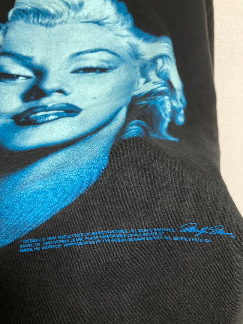 希少◎MARILYN MONROE 1994 BLUE FACE Tシャツ XL