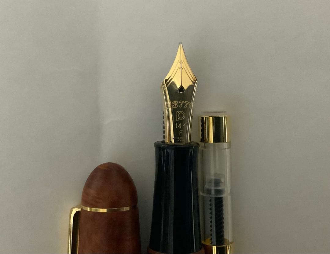 プラチナ万年筆　ブライヤー　ペン先14K F 最終値下げ　おまけあり