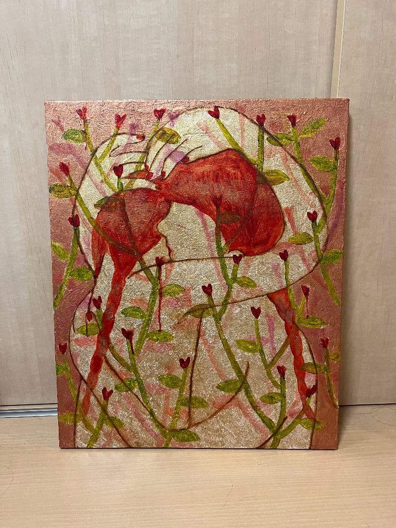 山下宏子　yamashita atsuko アクリルキャンバス作品