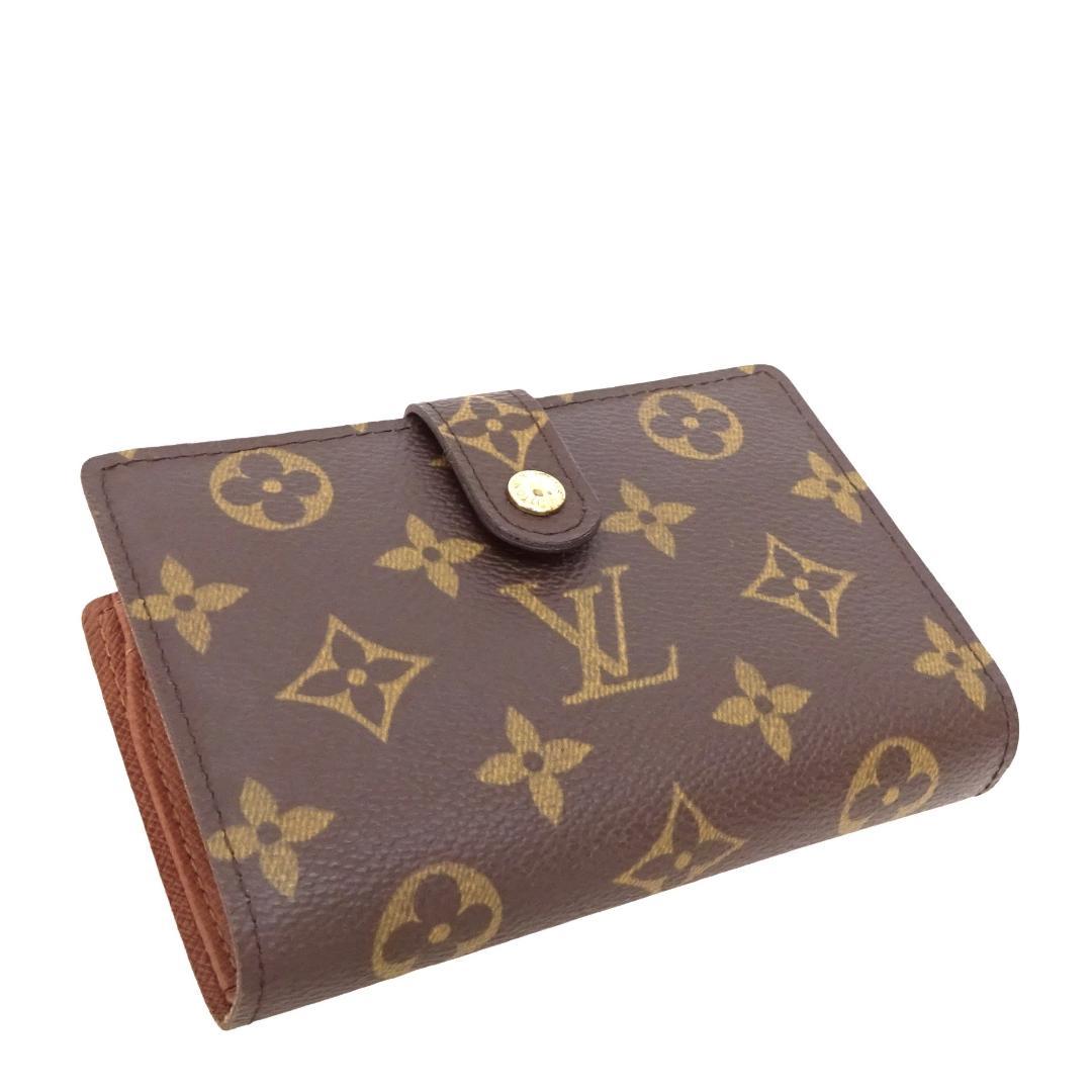 本物 美品 ■ルイヴィトン■モノグラム ポルトフォイユ・ヴィエノワ がま口財布